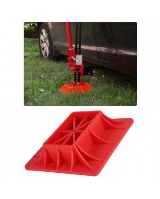 ABS Off-Road Base Lifting Jack Surface Pad Red Color to Alleviate Jack Hoisting