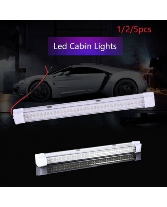 1/2/5pcs LED 12V Car Compartment Lights 4.5W 72 LEDs White Light