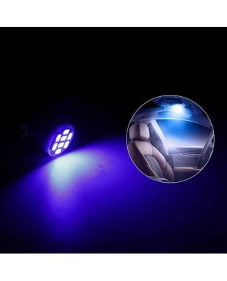 13x Blue Lights Auto Car Interior LED Dome License Plate Lamp 12V